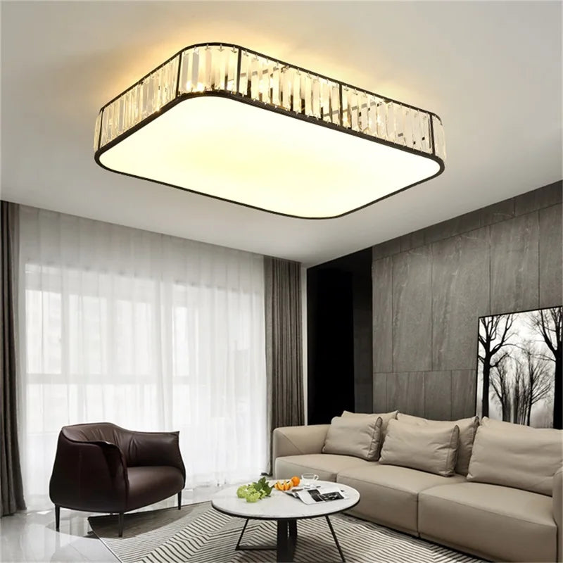 TINNY Modern Square Ceiling Light – Luxury Gold LED Lamp Fixtures for Dining Room Home Decoration