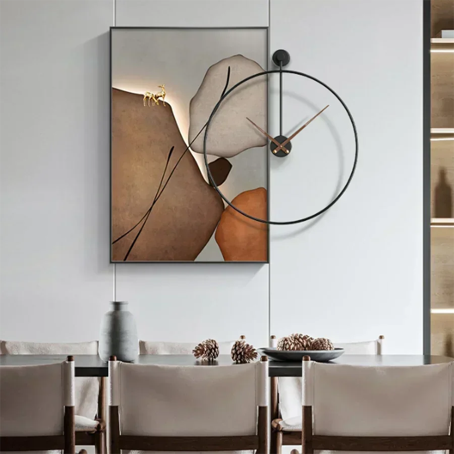 Kitchen Living Room Wall Clock Bedroom Art Decorative Stylish Wall Clock Modern Design Creative Reloj De Pared Wall Decoration