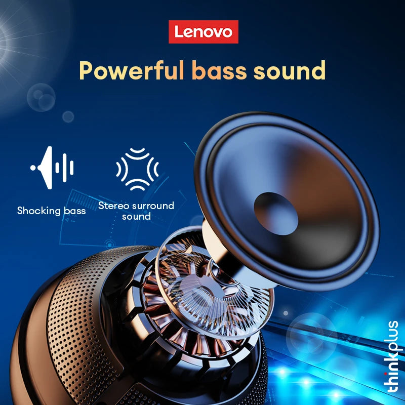 Choice Original Lenovo TS5 Bluetooth V5.3 Speaker – Outdoor, Long Endurance, Loudspeaker, Subwoofer, Portable Surround Sound Player