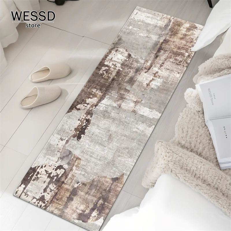 Modern Abstract Rug Long Kitchen Mat Custom Aesthetic Carpets For Living Room Italian Minimalist Style  Absorbent Bathroom Rug
