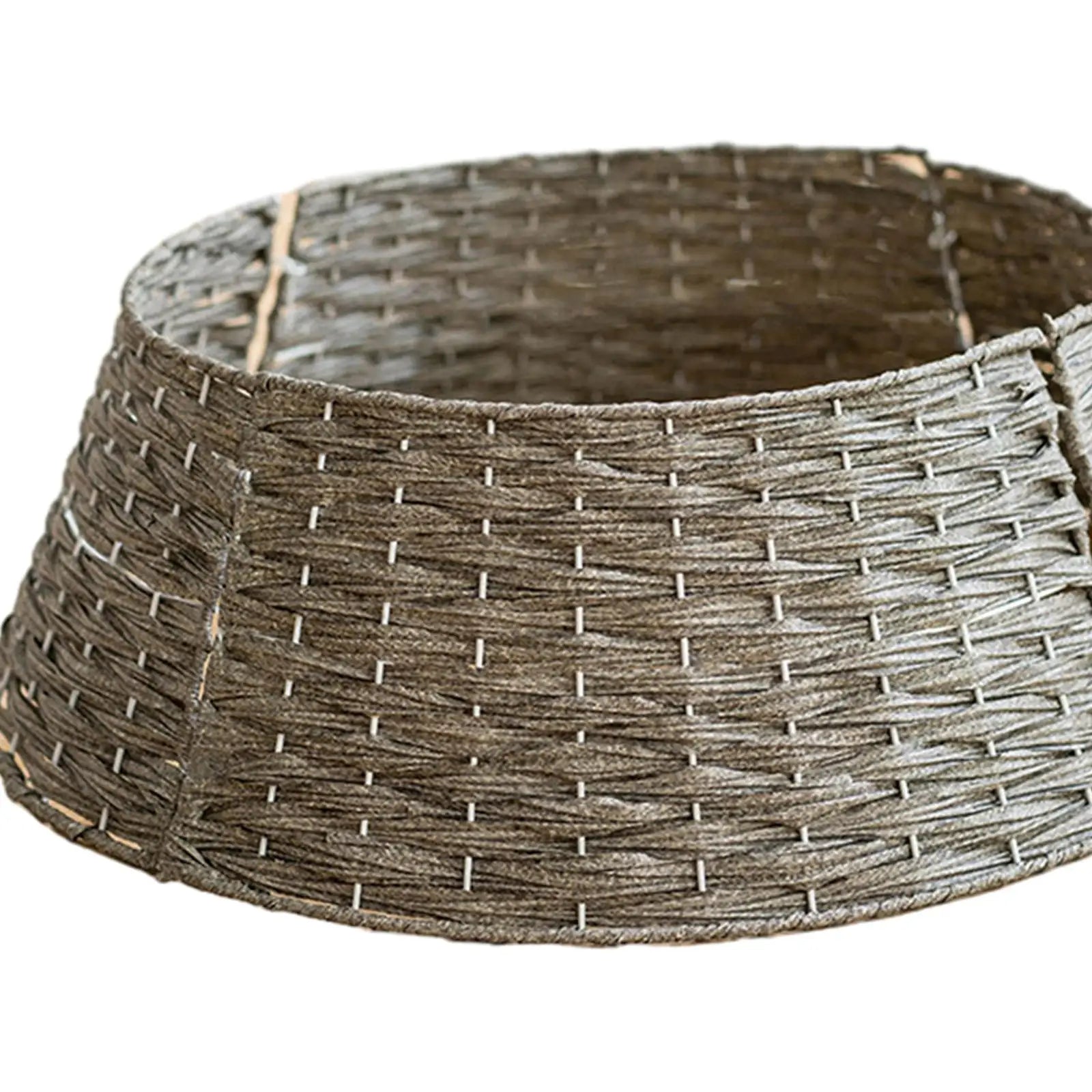 Christmas Tree Skirt Festivals Decorative Rustic Collections Parties 60x17cm Xmas Tree Stand Basket Xmas Tree Skirt Base Cover