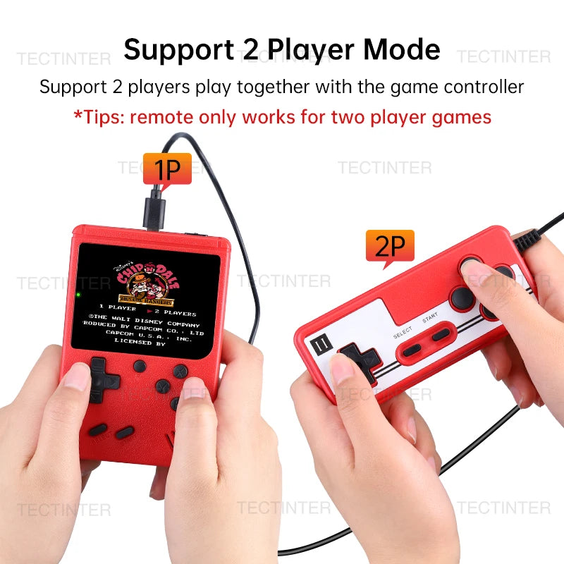Portable Retro Mini Video Game Console - 8-Bit Handheld Game Player with 500 Built-in Games, AV Out