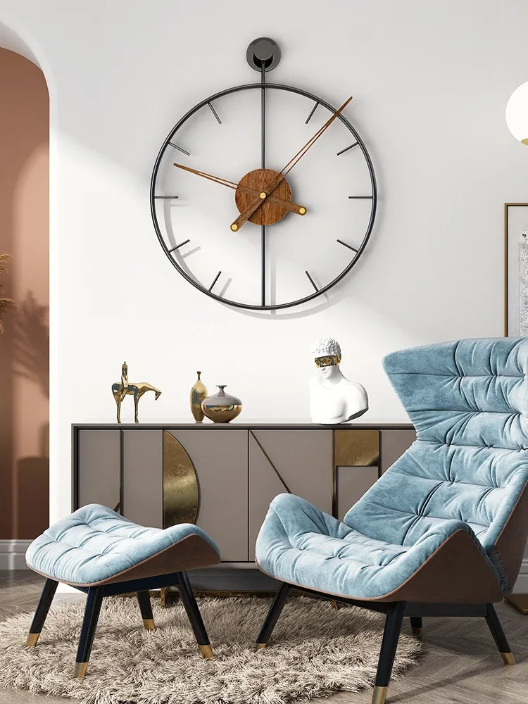 Large 3d Wall Clock Art Luxury Metal Watches Wall Clocks Silent Bedroom Home Design Living Room Modern Home Decoration Gift