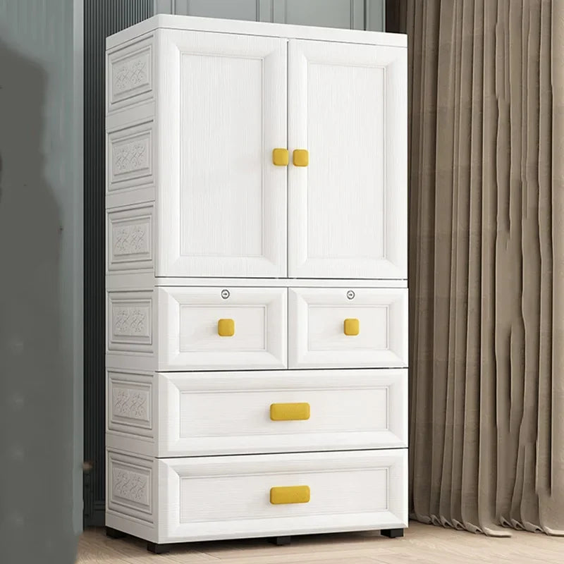 Clothes Modular Wardrobe – Storage Cupboard, Organizer Cabinet, Baby Wardrobes, Plastic Drawer Chest, Armarios for Bedroom FurnitureÂ