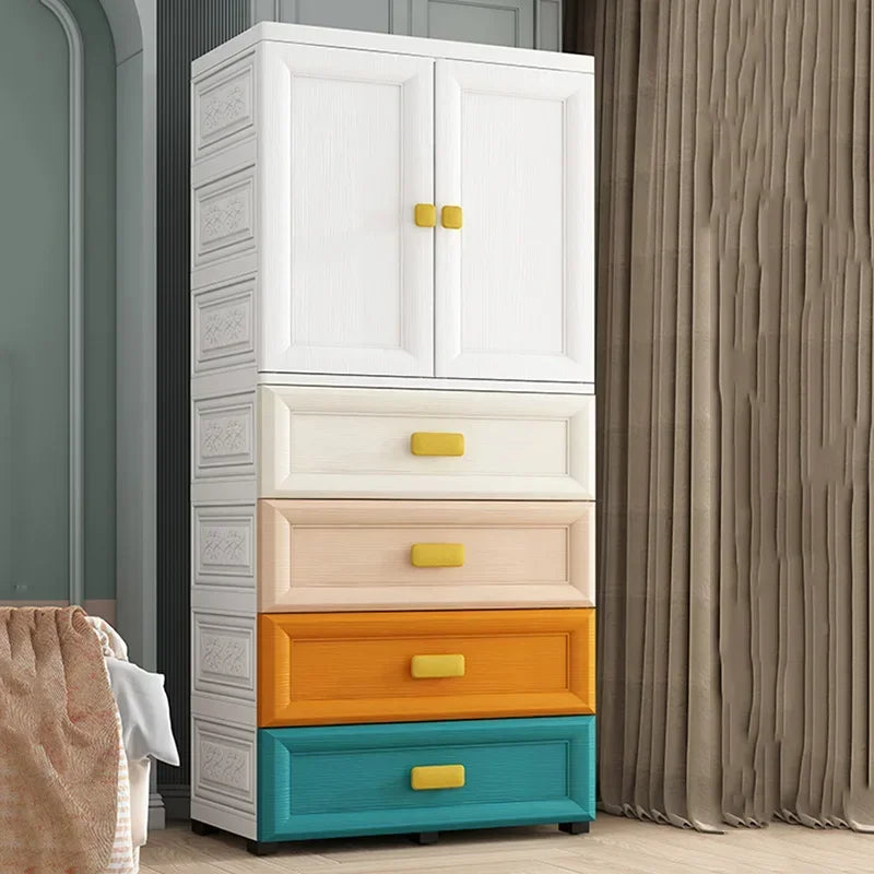 Closet Armable Wardrobe – Storage Cupboard, Organizer Cabinet, Baby Wardrobes, Plastic Placard Armoire, Bedroom FurnitureÂ
