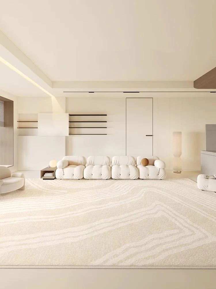Cream Style Living Room Carpets Large Area Luxury Carpet Soft Comfortable Bedroom Bedside Rugs Cloakroom Decorative Carpet Ковер