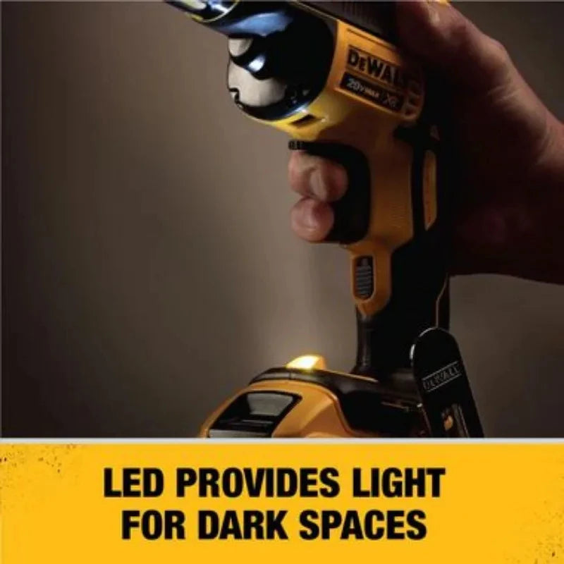 DEWALT DCF620 XR 20V Drywall Screw Gun – Genuine Edition, Original, Brushless, Includes Attachments, 360-Degree RotationÂ