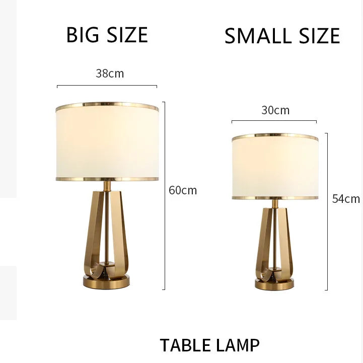 Nordic Table Lamp - Warm Simple Living Room & Bedroom Bedside Light, Luxury Modern Night Lamp, Home Decor