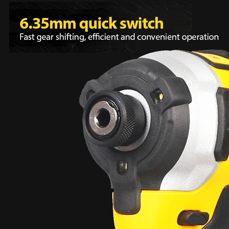 DEWALT DCF850 20V Impact Driver – 205NM Brushless Motor, Cordless Rechargeable Screwdriver, Electric Impact Drill Power ToolÂ