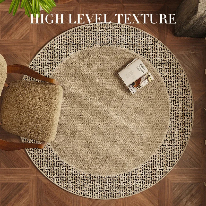 Carpets for living room Round sofa rug Study Polypropylene fiber mat Antiskid Chair cushion bedroom carpets Area rugs room decor