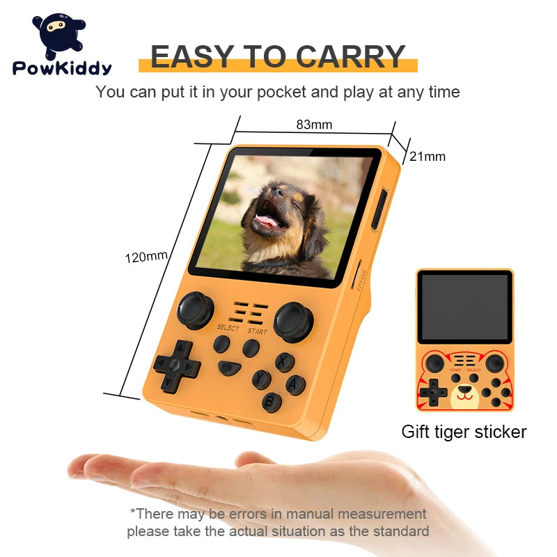 POWKIDDY RGB20S Handheld Game Console - Retro Open Source System, RK3326, 3.5-Inch 4:3 IPS Screen