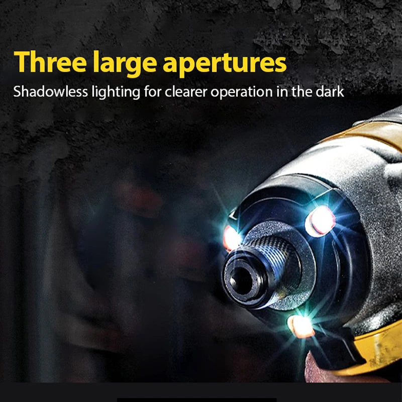 DEWALT DCF850 20V Impact Driver – 205NM Brushless Motor, Cordless Rechargeable Screwdriver, Electric Impact Drill Power ToolÂ