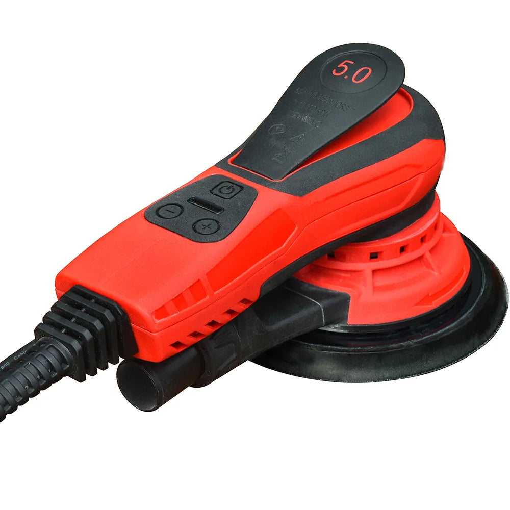 Boerte R7303 Multifunction Wall Polisher – 120V-220V Car Polishing Machine, Brushless Dual Action Buffer, Sander ToolsÂ