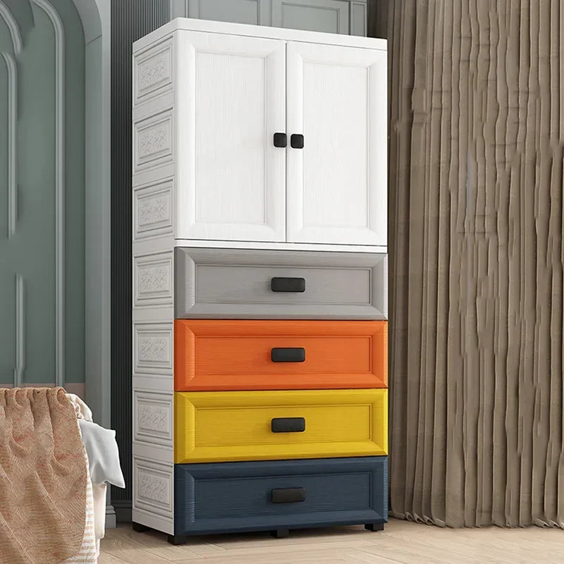 Clothes Modular Wardrobe – Storage Cupboard, Organizer Cabinet, Baby Wardrobes, Plastic Drawer Chest, Armarios for Bedroom FurnitureÂ