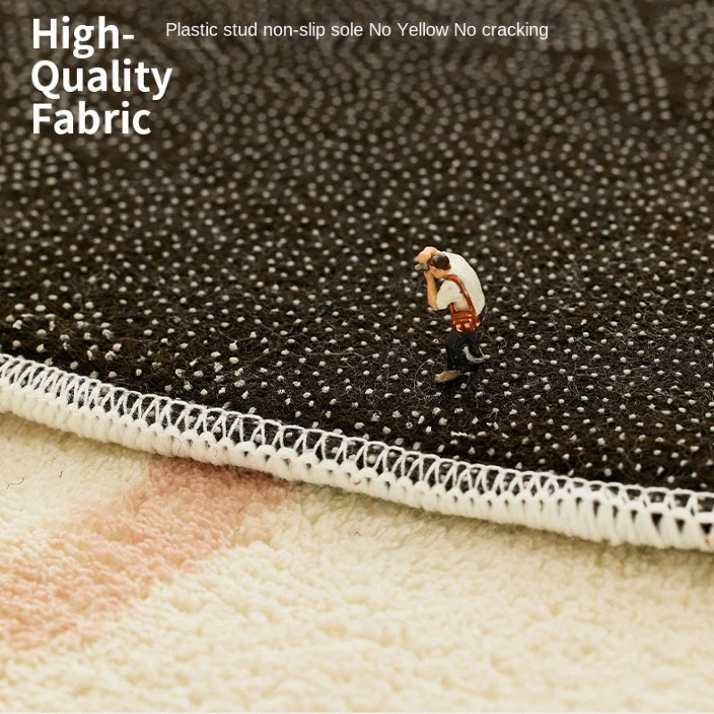 Light Luxury French Style Carpets for Living Room Fluffy Soft Bedroom Decor Plush Carpet Large Area Thick Rug Home Floor Mat