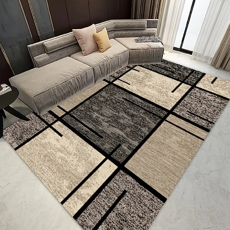 Modern Geometric Carpet for Living Room Decor Sofa Table Large Area Rugs Kitchen Hallway Balcony Floor Mat Bedroom Carpet Decor