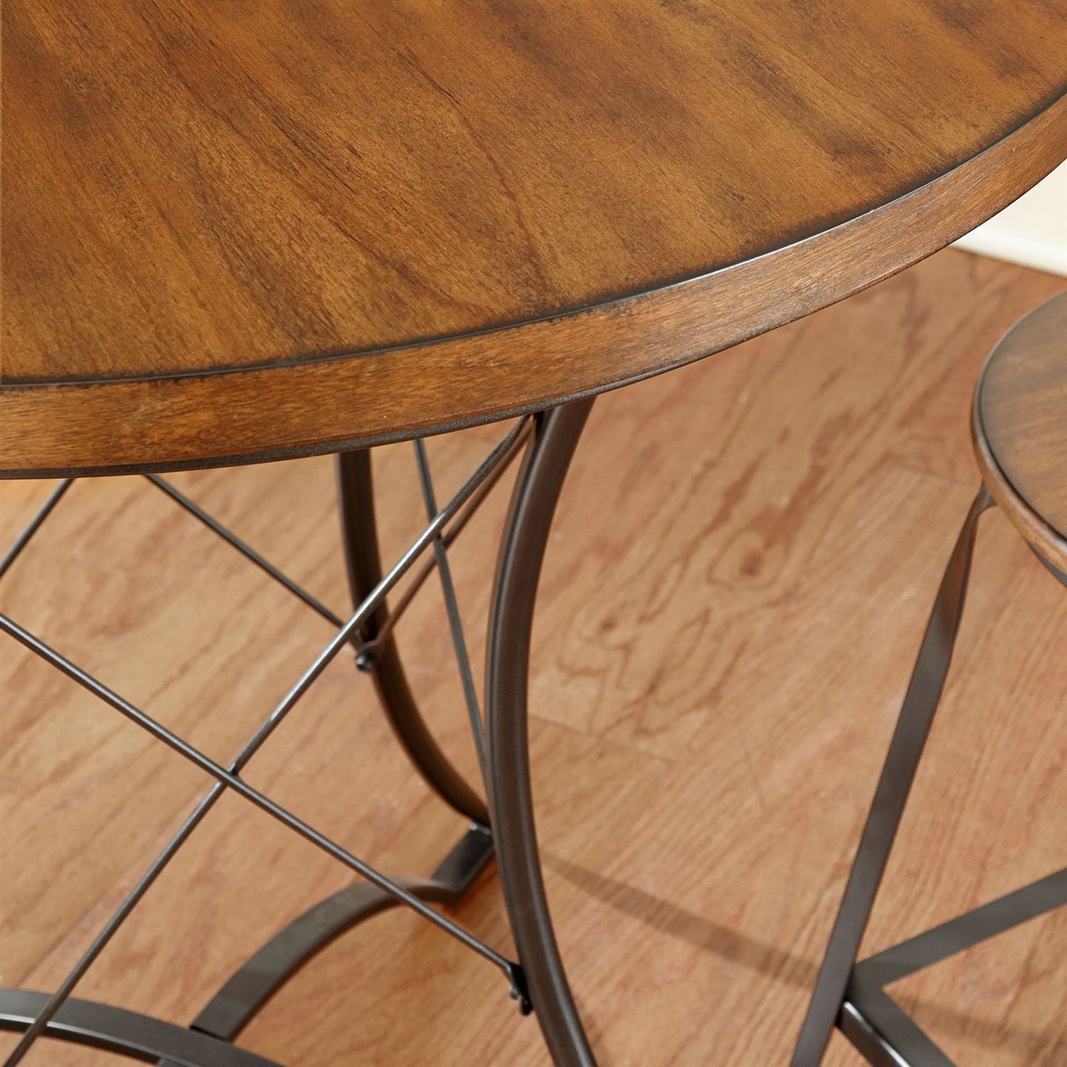 Round 36-inch Counter Height Kitchen Dining Table - Free Shipping