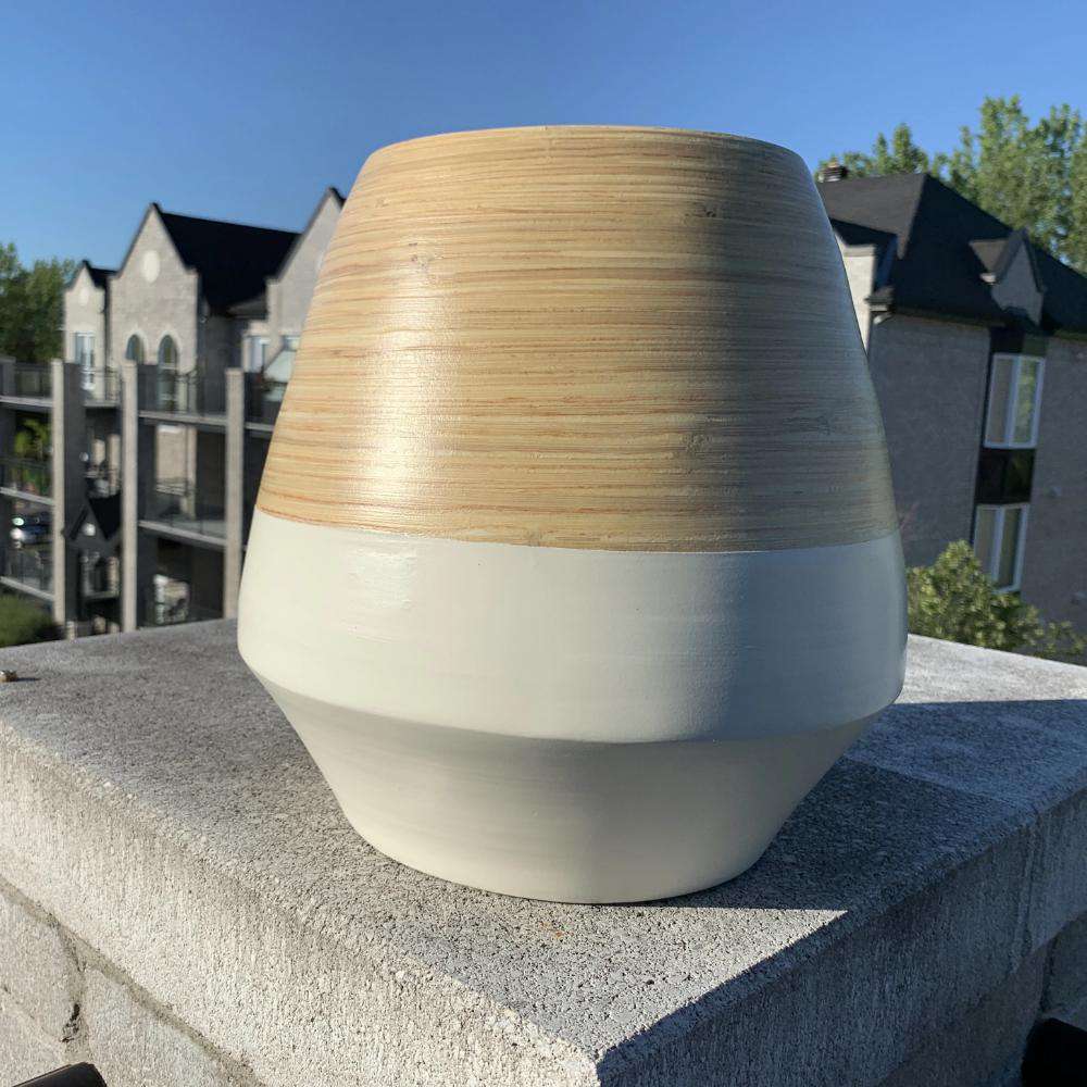 Sal M - Bamboo Floor Planter