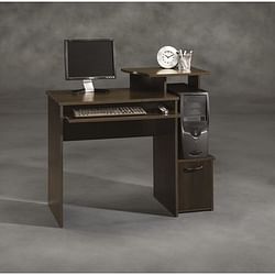 40-inch Wide Dark Wood Computer Desk - Free Shipping
