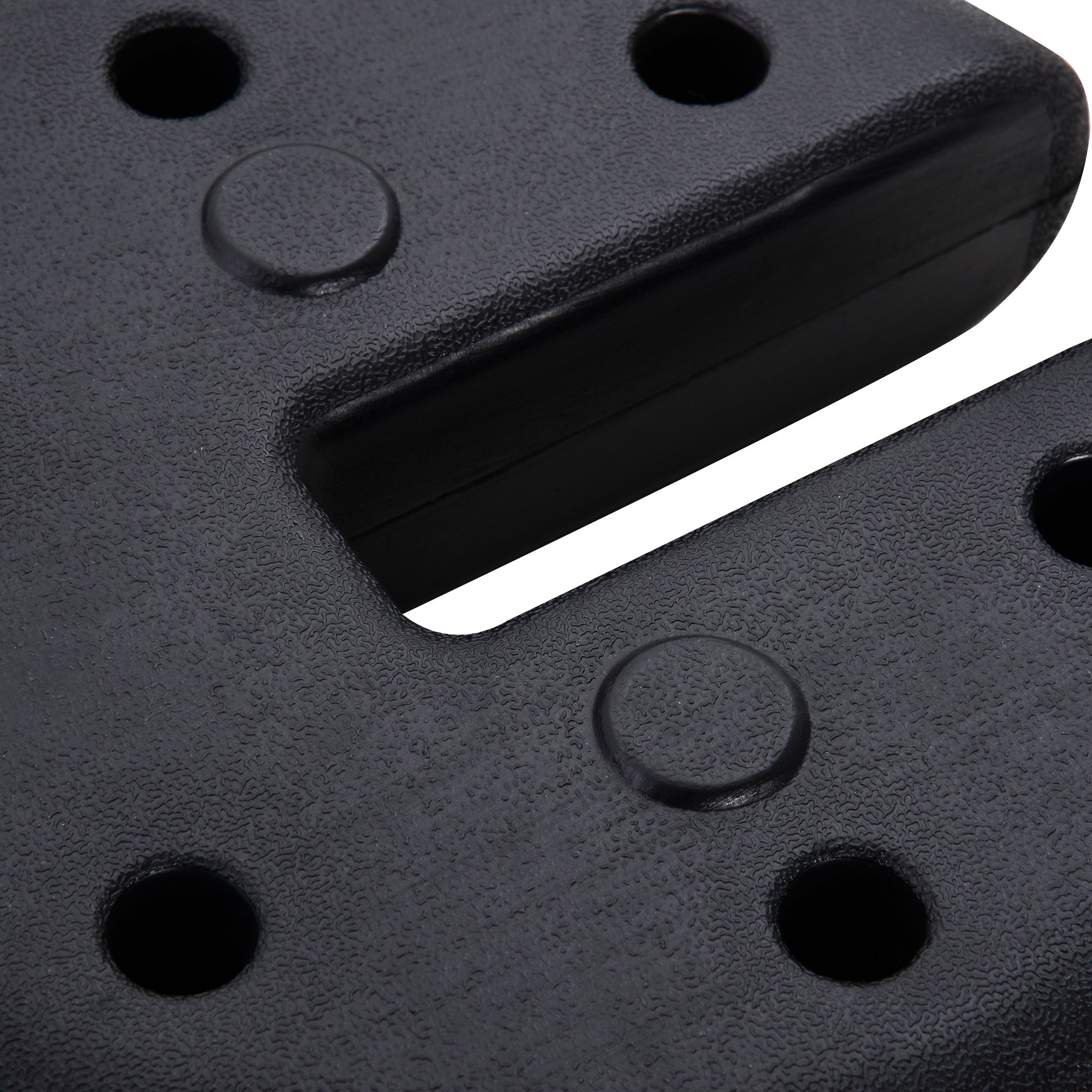 Outsunny Set of 4 Party Tent Canopy Weight Plate Kit Gazebo Pop Up Tent Anchor Base Weights Canopy Shelter Leg Weights