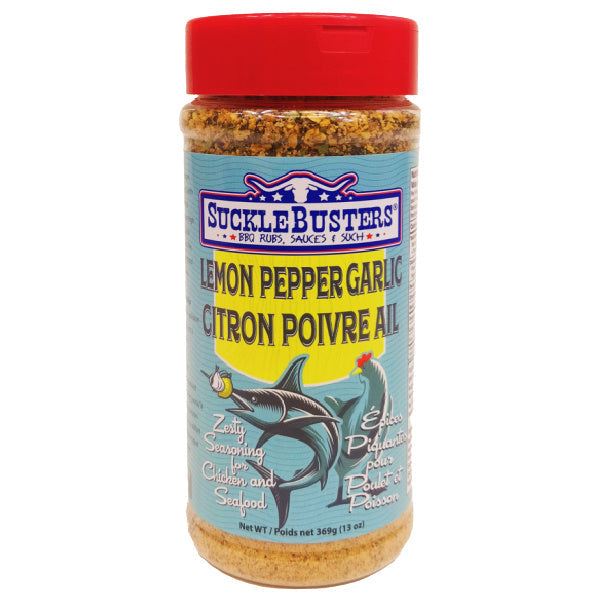 Sucklebusters Lemon Pepper Garlic BBQ Rub 369 g
