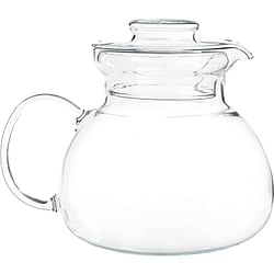 1.5 Quart Stovetop Clear Glass Teapot Kettle with Lid - Microwave Safe - Free Shipping