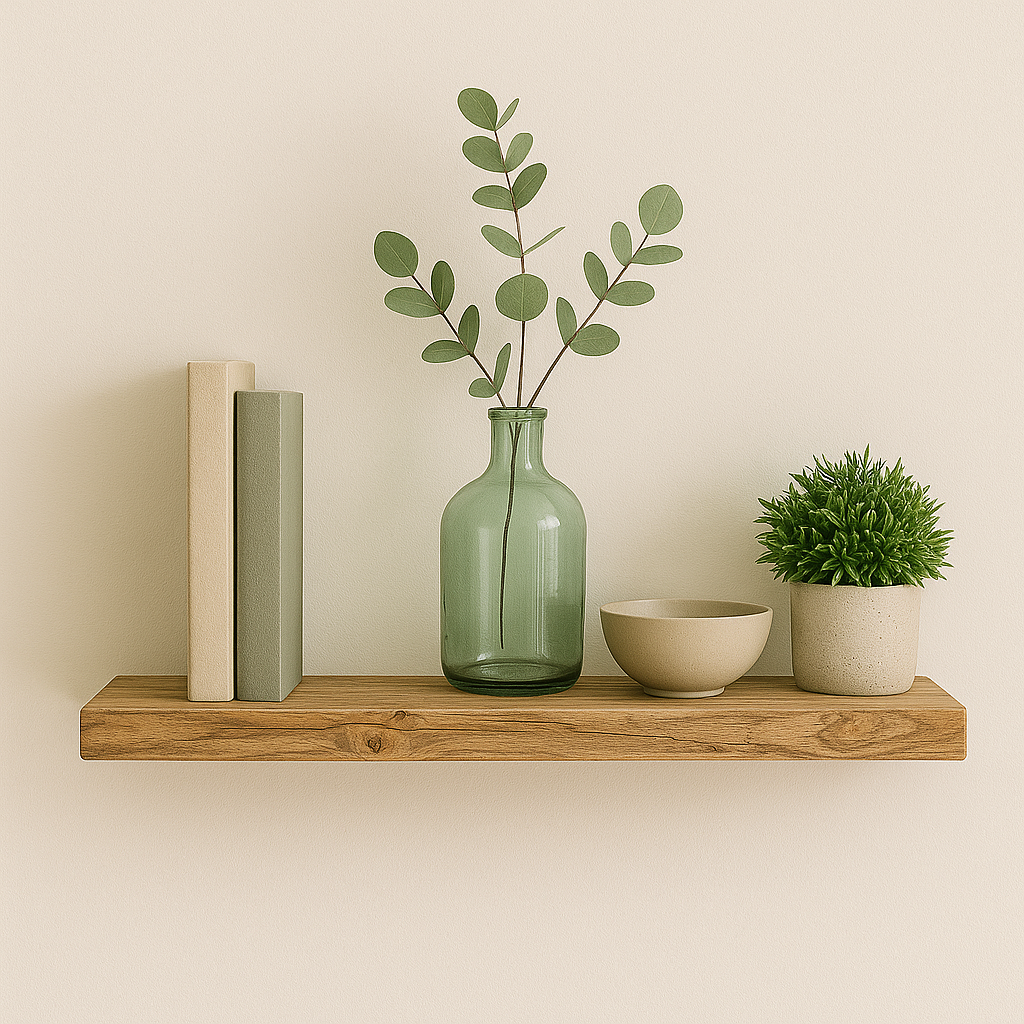 Tablette flottante en bois reclamer 2''