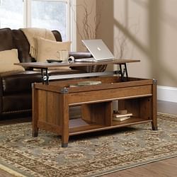 Lift-Top Coffee Table in Washington Cherry Finish - Free Shipping