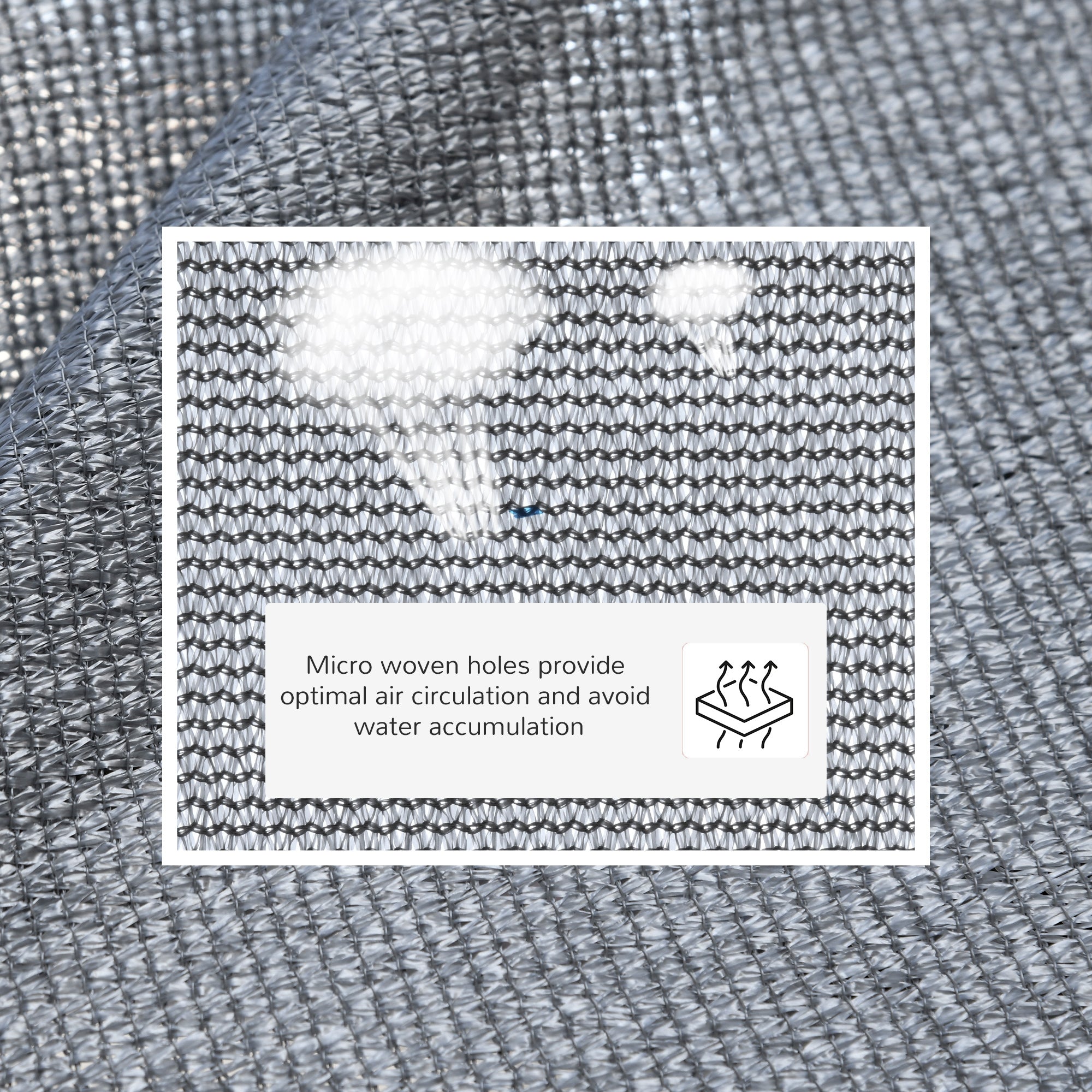 Outsunny Triangular Oasis: 10' Sun Shade Sail, UV Protection Canopy for Outdoor Patio, Garden, Lawn, Grey with Carrying Bag