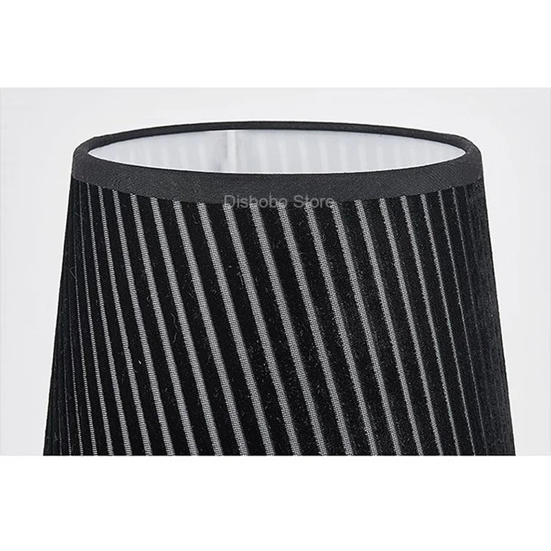 Black and White Living Room Coffee Table Night Lamp – Korean Design, Nordic Decor, Bedroom Bedside Lamps, Indoor Lighting