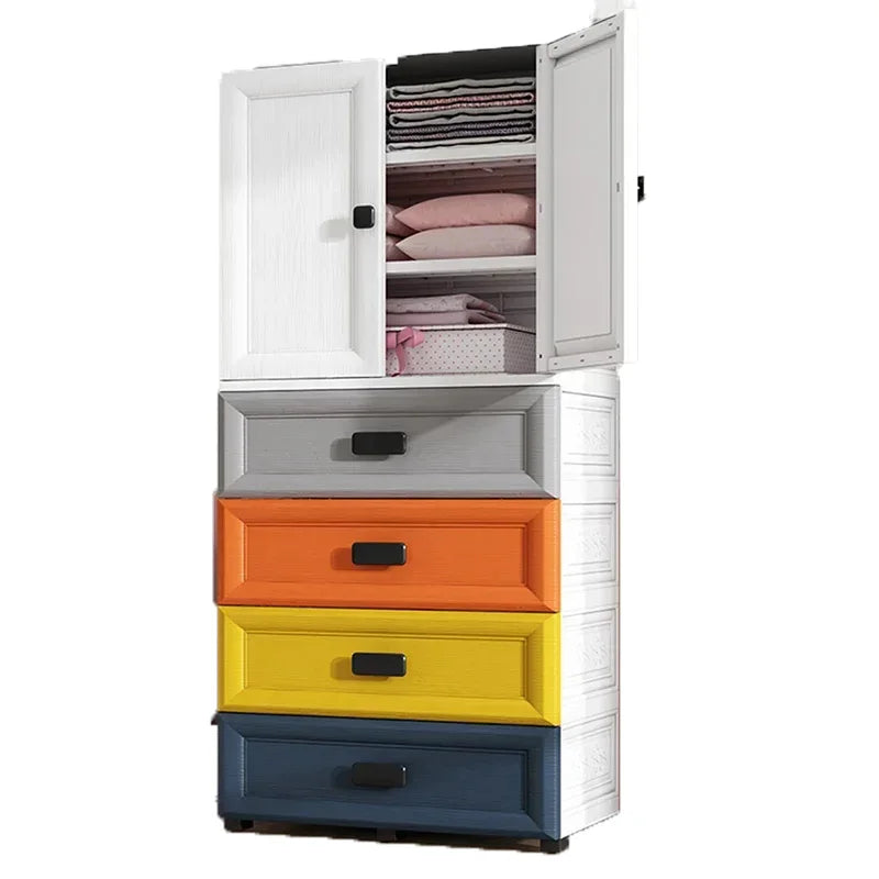 Closet Armable Wardrobe – Storage Cupboard, Organizer Cabinet, Baby Wardrobes, Plastic Placard Armoire, Bedroom FurnitureÂ