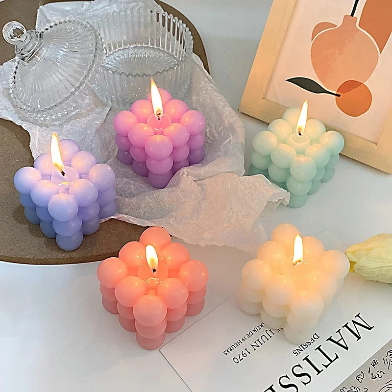 Smokeless Aesthetic Candle Scented Candles Decoration Christmas Handmade DIY Home Room Decor Tools Accessories