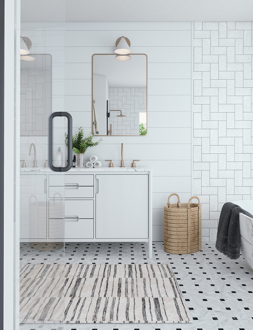 Sahara Ivory Grey Rug