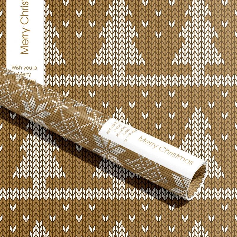 Flower Wrapping Paper, Bouquet Floral Wrap, Christmas, New Year Gift, 10 Sheets