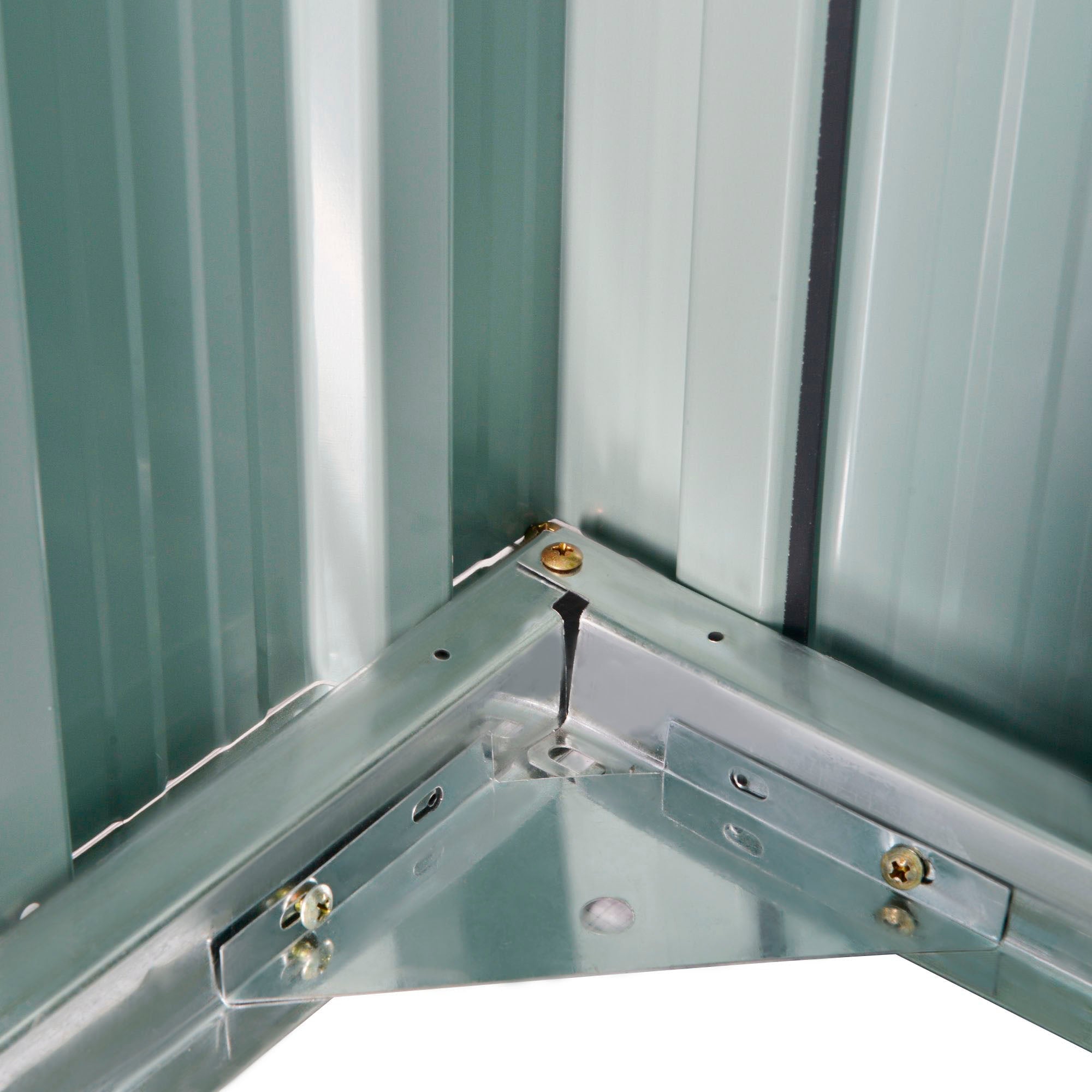 Outsunny Metal Garden Shed 5' x 3' Tool House Double Doors Backyard Patio Lawn Storage