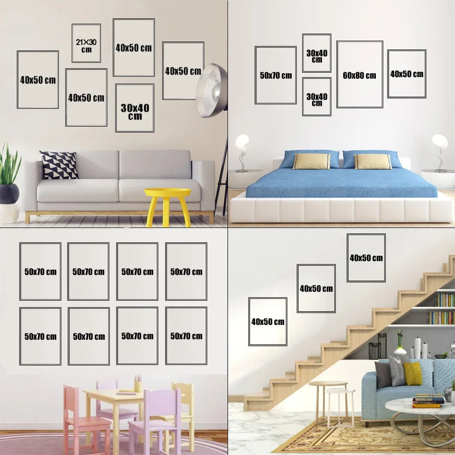 Custom Name Soccer Jersey – Kids Football Club Posters and Prints, Canvas Painting, Wall Art, Living Room Home Decoration, Aesthetics