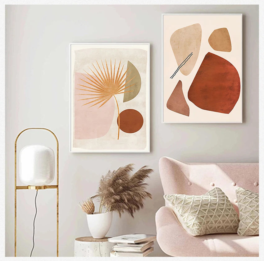and Print Wall Art Pictures Posters Living Room Home Decor NO FRAME Abstract Boho Style Gallery Canvas Painting Poster