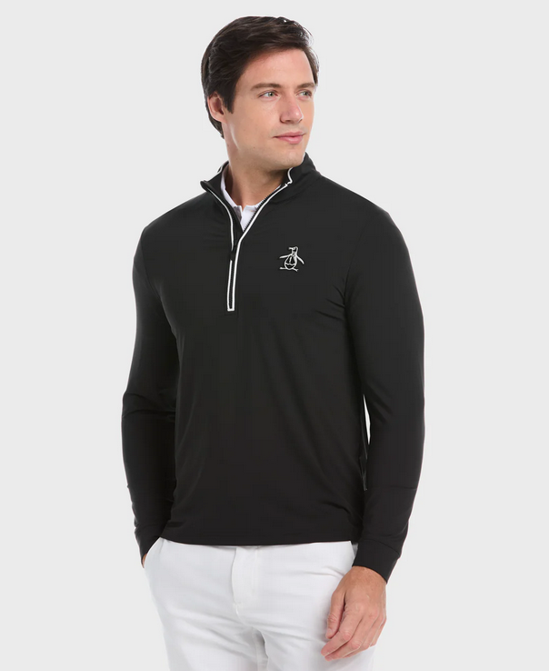 **Quarter Zip Long Sleeve Sweater