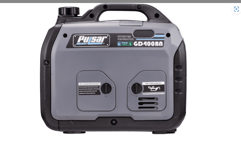 Pulsar Products GD400BN 4000W Portable Super-quiet Dual Fuel & Parallel Capability RV-Ready CARB Compliant