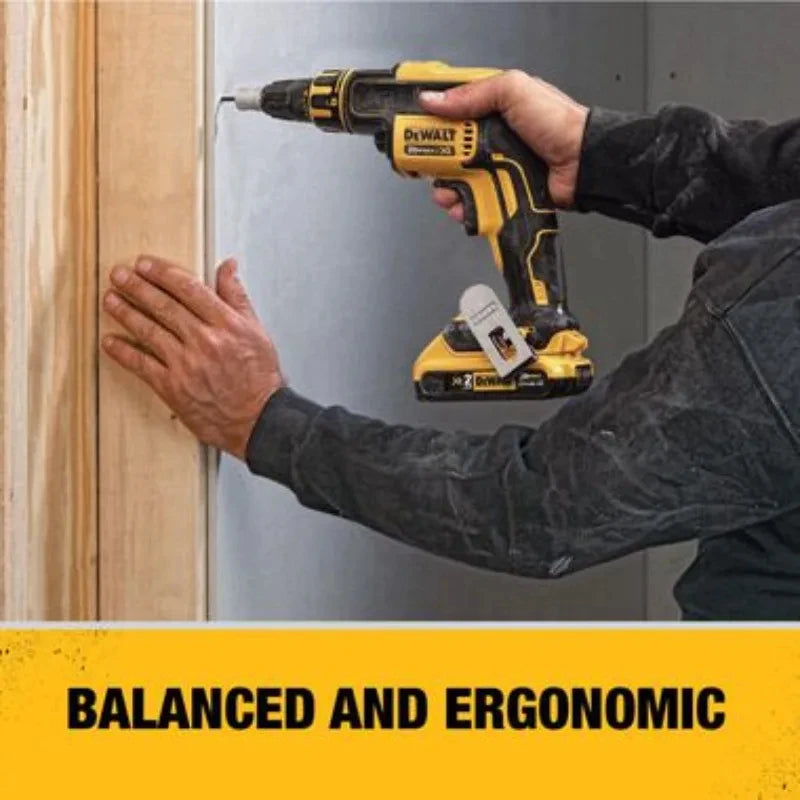 DEWALT DCF620 XR 20V Drywall Screw Gun – Genuine Edition, Original, Brushless, Includes Attachments, 360-Degree RotationÂ