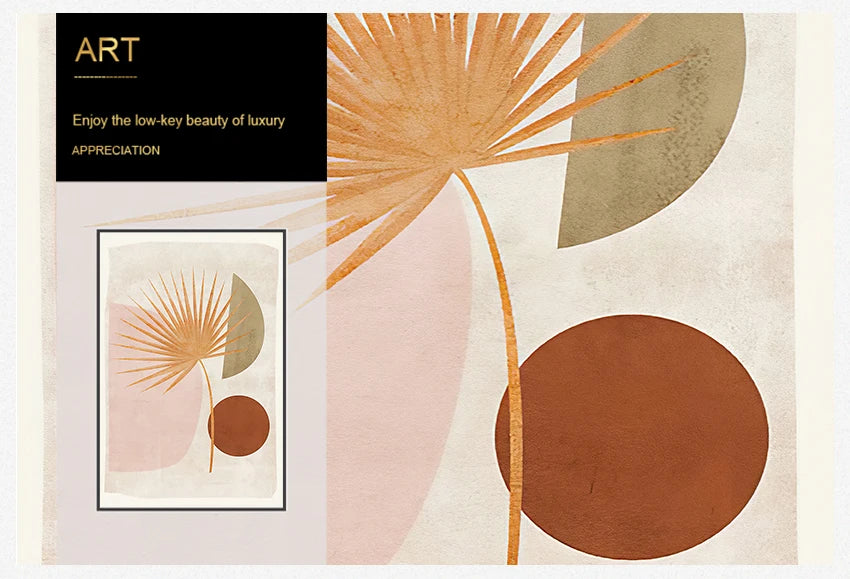 and Print Wall Art Pictures Posters Living Room Home Decor NO FRAME Abstract Boho Style Gallery Canvas Painting Poster