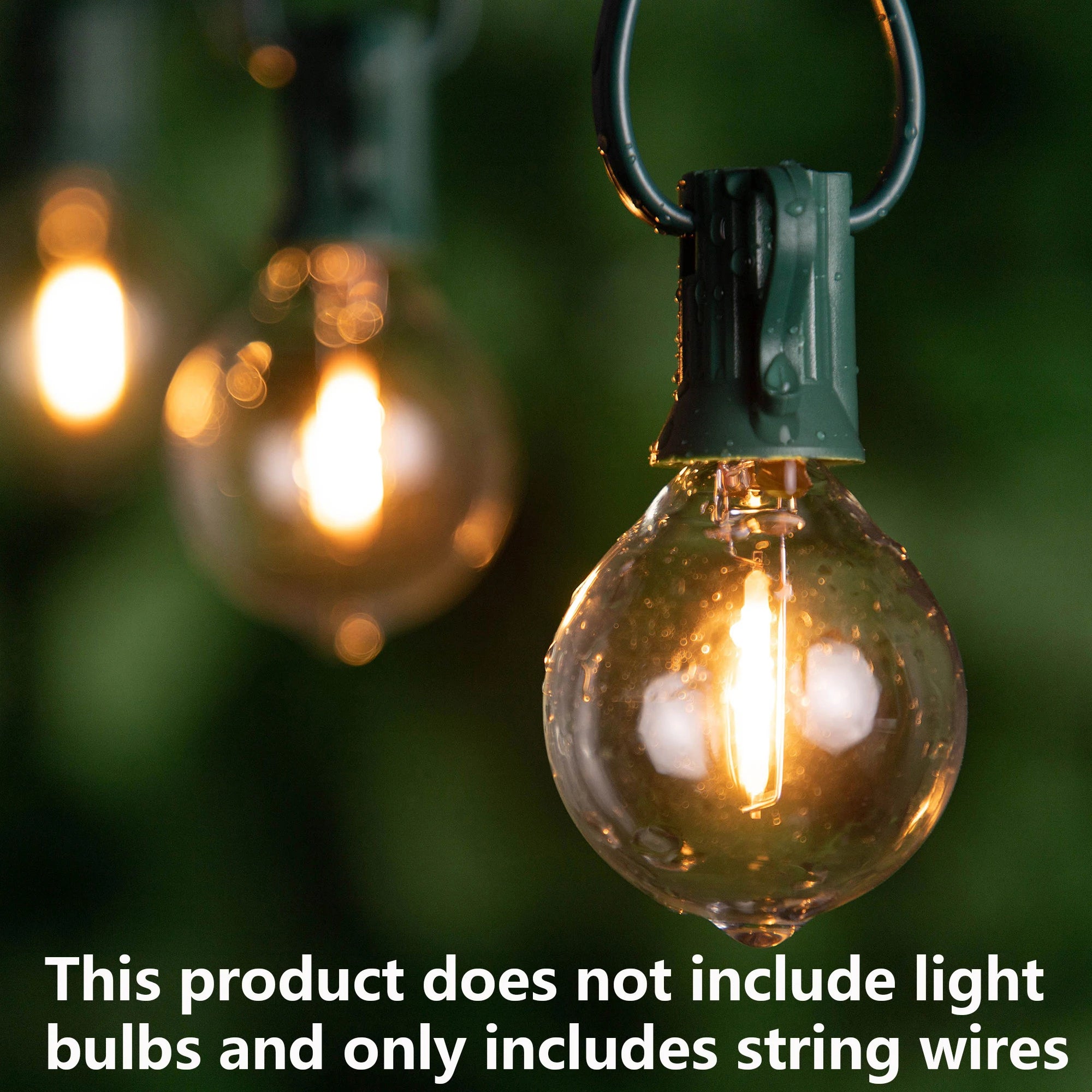 Outdoor Light Cable EU 220V US 110V String Light Wire E12 Sockets C7 Lamp Base Connectable Party Christmas Decor Street Garland