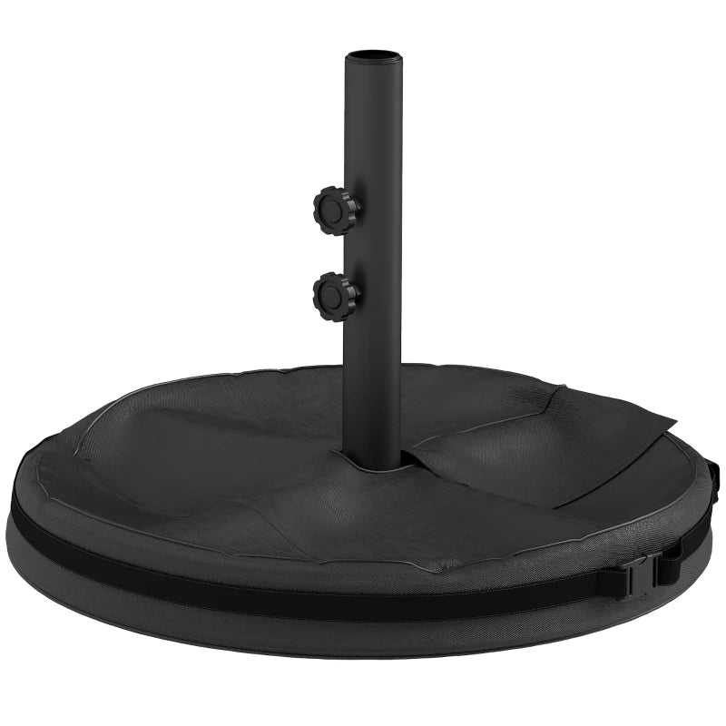 Patio Umbrella Base Portable Outdoor Umbrella Stand for Poles 1.4"/1.5"/1.9" Black