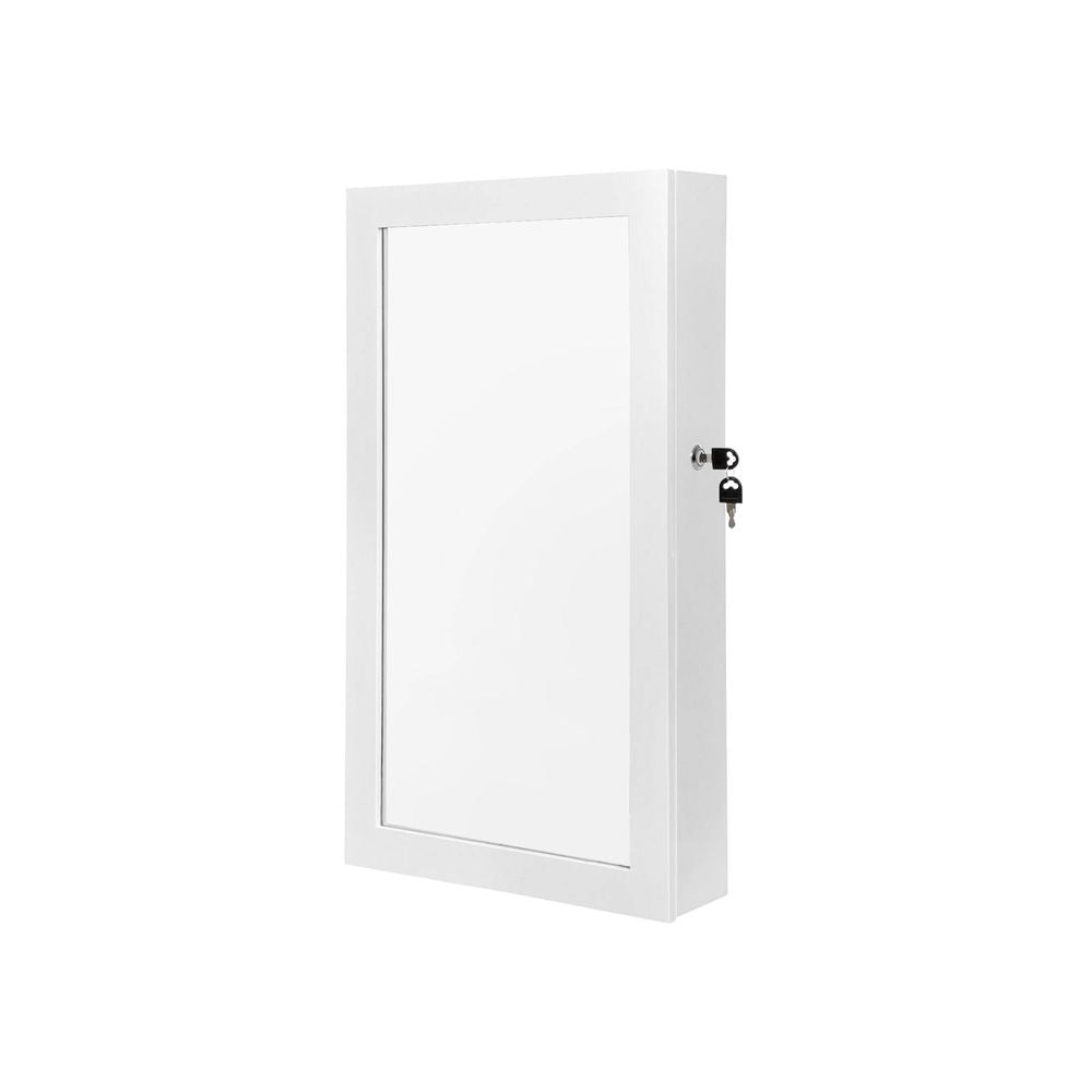 SONGMICS Lockable Jewelry Cabinet Armoire with Mirror