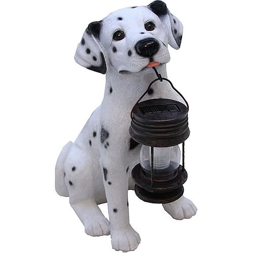 Dalmatian Dog Solar Light Lantern with Super Bright LED - Free Shipping