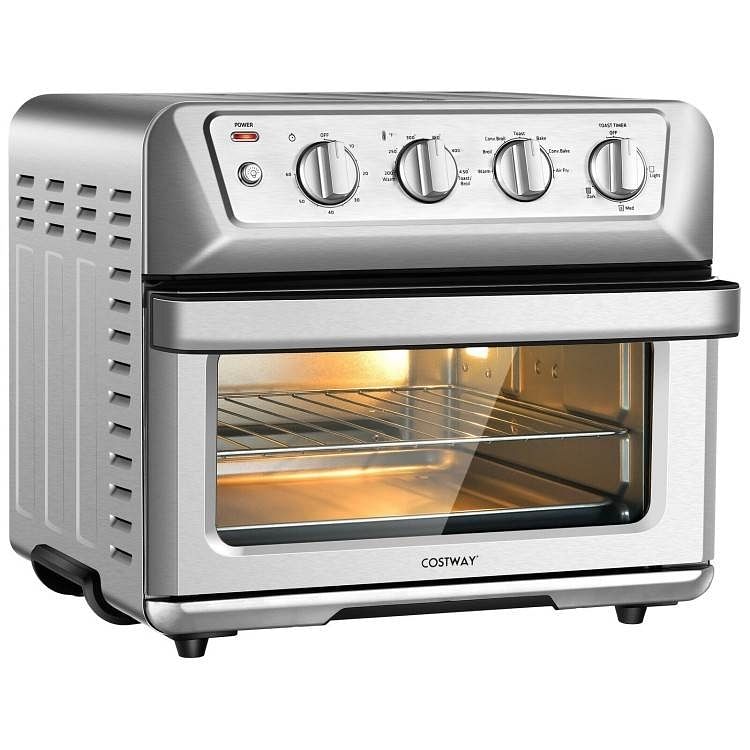 Kitchen Countertop Convection Toaster Oven Air Fryer Dehydrator Stainless Steel - Free Shipping