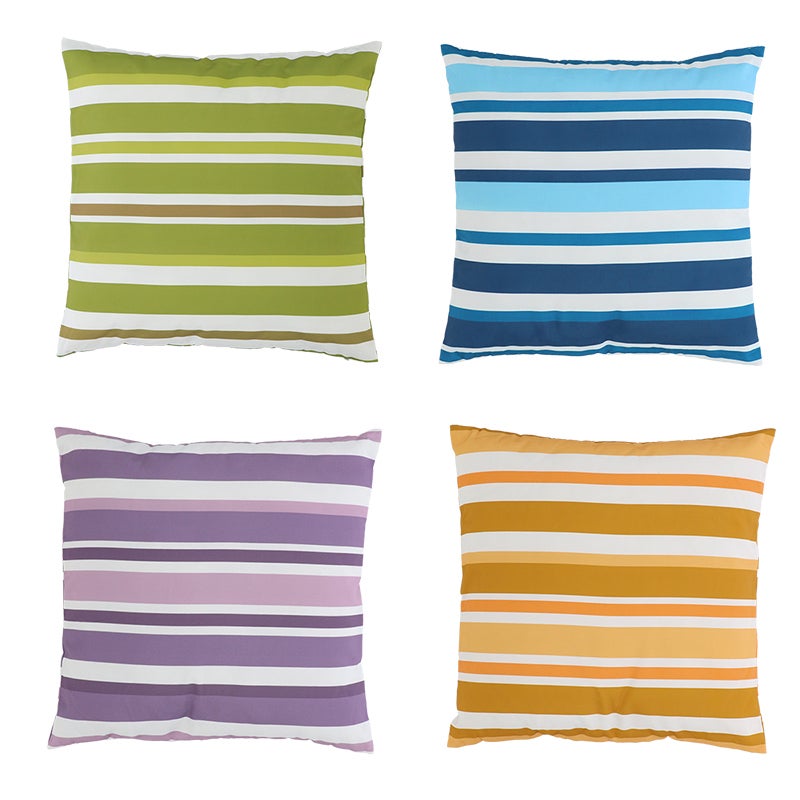 Striped Outdoor Cushion Ass.