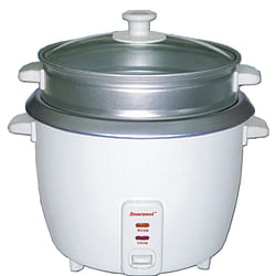 Brentwood 5 Cup Rice Cooker/Non-Stick with Steamer in White - Free Shipping