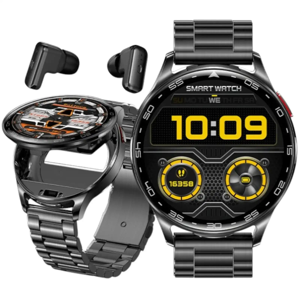 TUTT Smart Watch For Men BT Earbuds | Android & iOS IP67 Waterproof T7