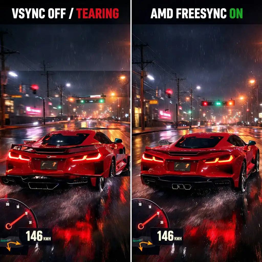 TUTT 15.6" 4K Gaming Portable Monitor | 8000 mAh Built-in Battery & AMD FreeSync™ Technology | Leather Case B15